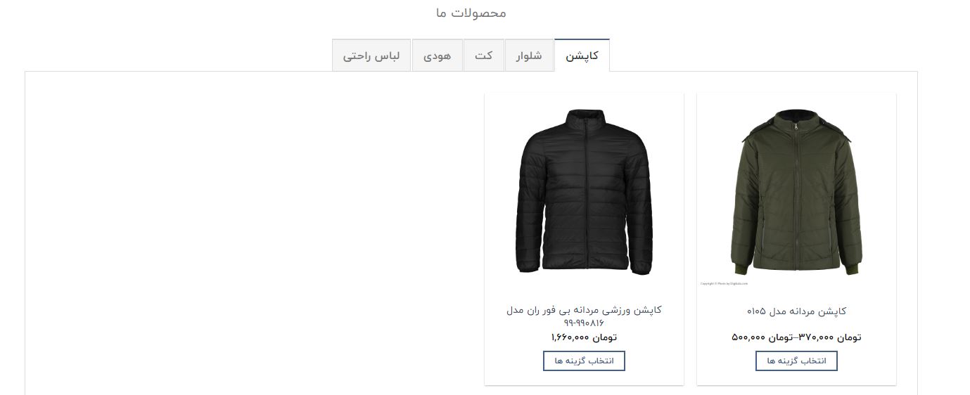 طراحی و راه اندازی وب سایت آماده فروشگاهی قصرصدف