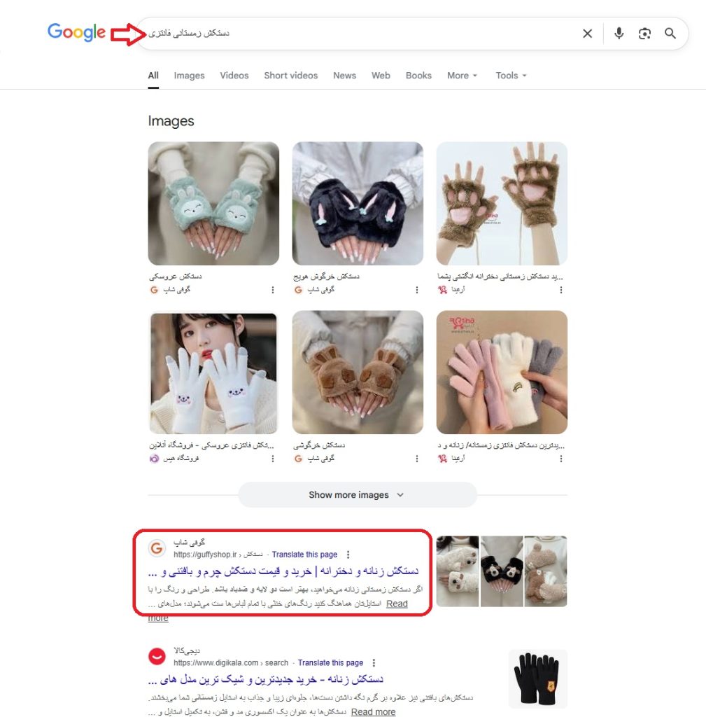 سئو سایت گوفی شاپ