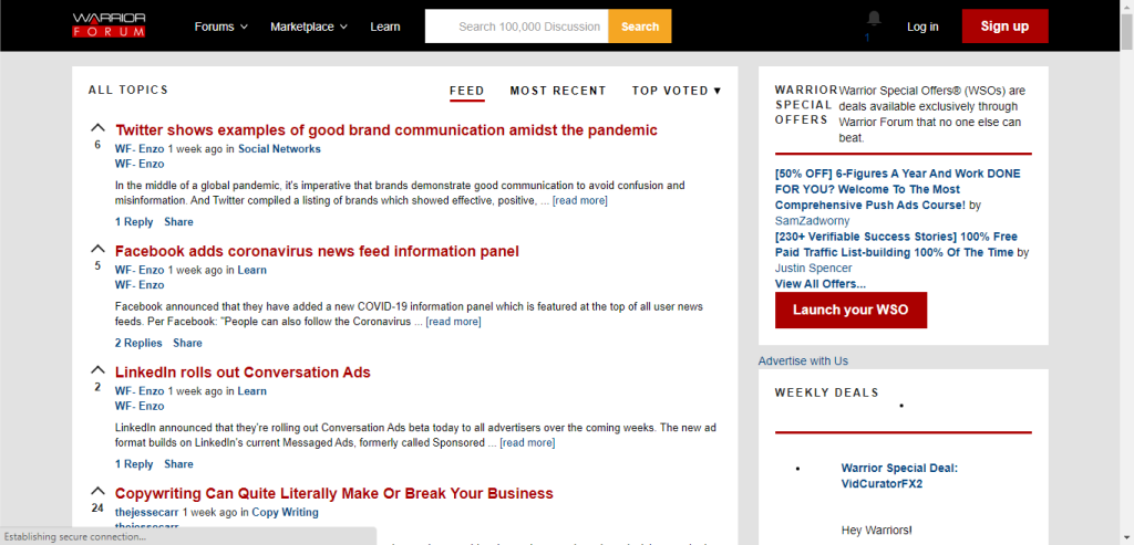 تبلیغات در فروم‌ها