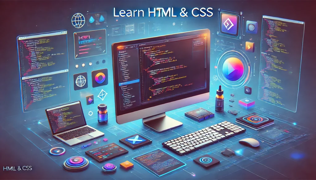 یادگیری زبان html و css