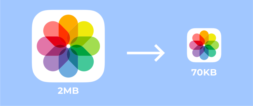 حجم تصاویر در سئو