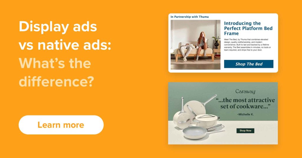 Native & Display Ads