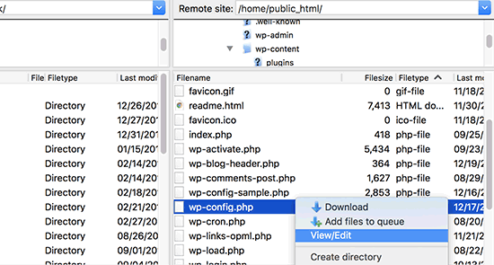 بررسی فایل error.log در wp-content
