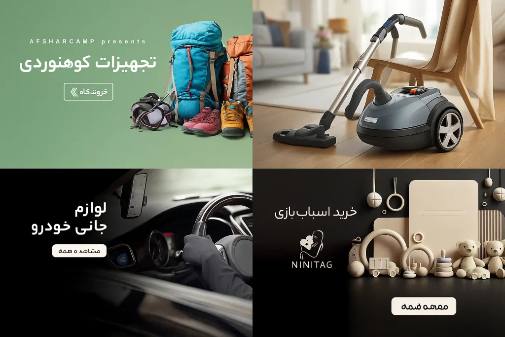 طراحی بنر سایت