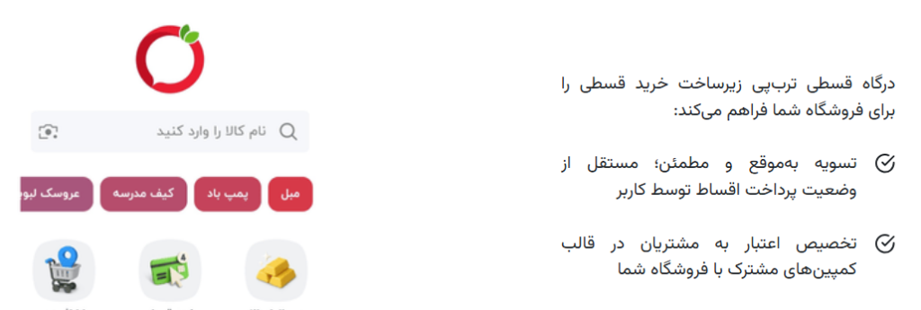 زیرساخت خرید قسطی برای فروشگاه اینترنتی توسط ترب پی