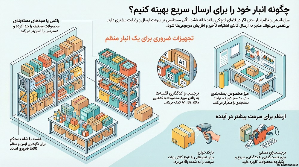 تجهیزات انلاین شاپ