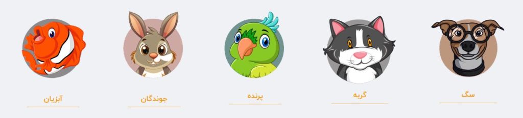 دسته بندی های سایت سرزمین حیوانات